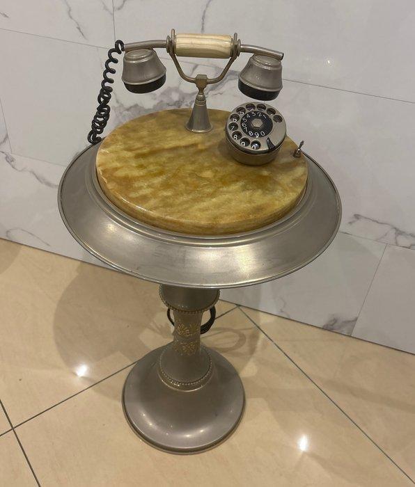 Analoge telefoon - Verzilverd messing, Verguld messing -, Antiek en Kunst, Kunst | Designobjecten