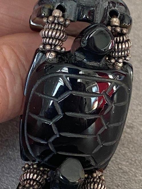 Buccellati - Armband Zilver, op ijs Onyx - Onyx -, Sieraden, Tassen en Uiterlijk, Armbanden