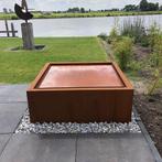 Watertafel Cortenstaal. Watertafels - Waterornament - Vijver, Tuin en Terras, Nieuw