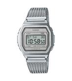 Casio Vintage Iconic A1000MA-7EF Unisex Horloge 38 mm - Zilv, Verzenden, Nieuw