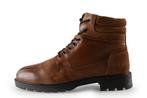 Nelson Veterboots in maat 40 Cognac, Kleding | Heren, Schoenen, Overige kleuren, Verzenden, Boots, Zo goed als nieuw
