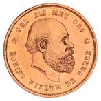 Gouden 10 Gulden Willem III 1886 Pr+, Verzenden