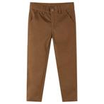 vidaXL Kinderbroek 104 cognackleurig, Verzenden, Nieuw
