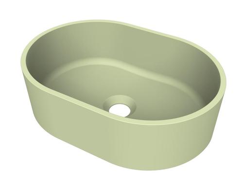 Arcqua Case Opbouw Waskom Ovaal 40x28 Mat Pastel Groen, Doe-het-zelf en Verbouw, Sanitair, Overige typen, Nieuw, Ophalen of Verzenden