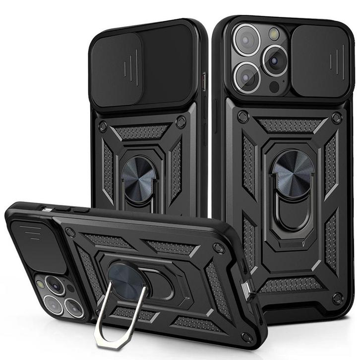 Xiaomi Redmi Note 9T 5G Rugged Armor Back Cover Hoesje met, Telecommunicatie, Mobiele telefoons | Hoesjes en Frontjes | Overige merken