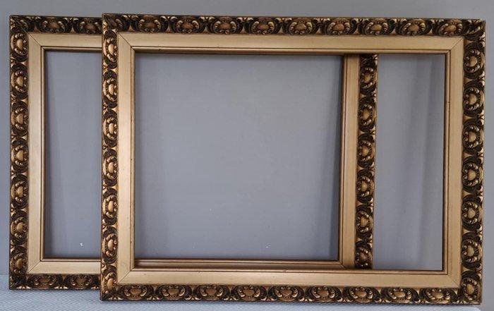 Lijst (2) - Hout - Gips, Antiek en Kunst, Curiosa en Brocante