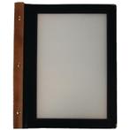 Menumap | Hout | A4-formaat | Incl. 2 Insteekhoezen |, Verzenden, Nieuw in verpakking