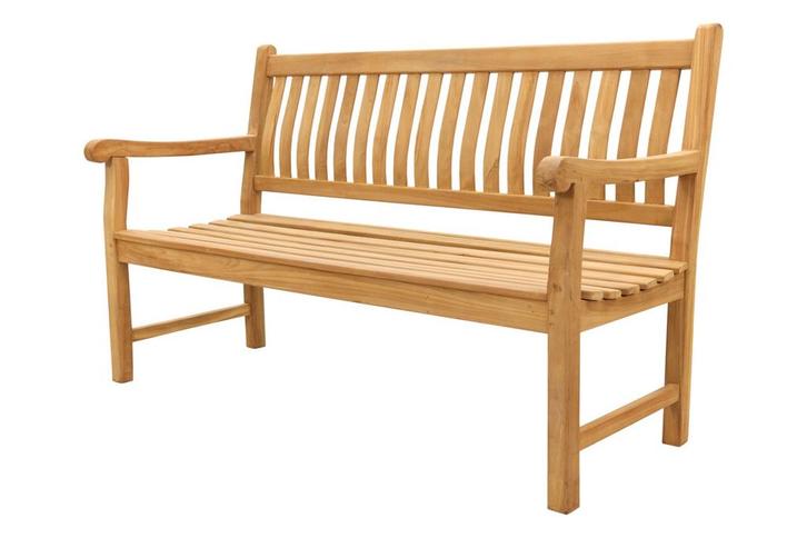 VDG Teakhouten tuinbank Patrick - 150 cm., Tuin en Terras, Tuinbanken, Nieuw, Hout, Verzenden