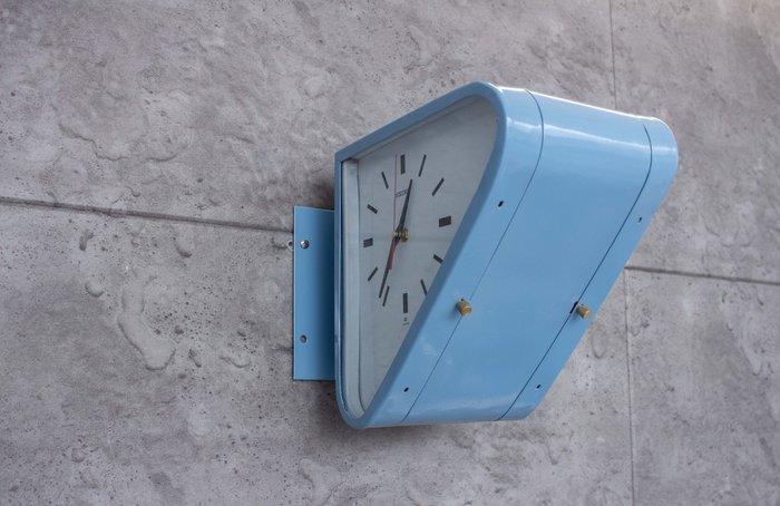 Wandklok - Seikosha CO. LTD Seiko - Staal, Bakeliet,, Antiek en Kunst, Antiek | Wandborden en Tegels