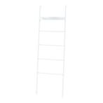 Kledingrek Øksnes ladderplank 160x50x27,5 cm wit [en.casa], Doe-het-zelf en Verbouw, Ladders en Trappen, Verzenden, Nieuw