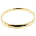 Gouden gladde slavenarmband | Ø 64 mm (gouden slavenarmband, Ophalen of Verzenden, Gebruikt, Overige kleuren, Goud