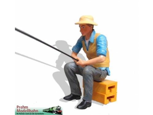 Prehm-miniaturen 500075 Angler für Ruderboot (1:22,5), Hobby en Vrije tijd, Modelbouw | Figuren en Diorama's, Nieuw, Ophalen of Verzenden