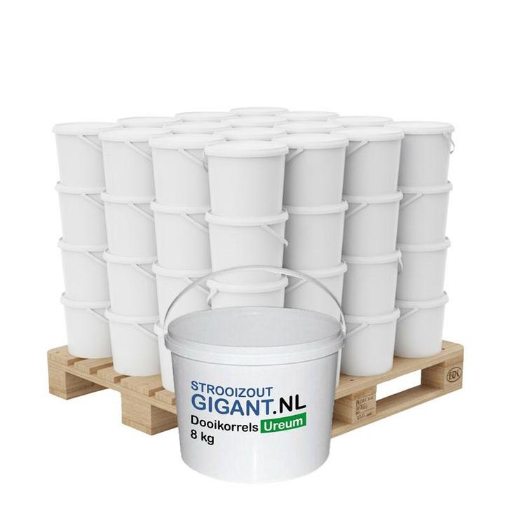 Pallet dooikorrels ureum 64 emmers x 8kg (512kg), Huis en Inrichting, Schoonmaakartikelen, Ophalen of Verzenden