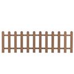 HKC Tuinhek voortuinhek 60x200 cm bruin, Tuin en Terras, Schuttingen, Verzenden, Nieuw