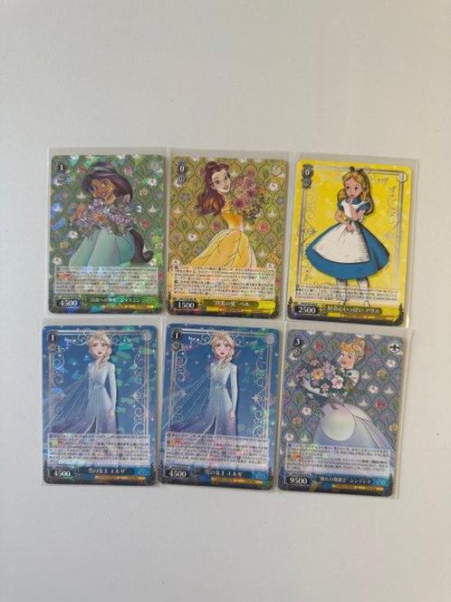 Disney - 6 Card - Disney - Disney 100 Foil Lot, Verzamelen, Overige Verzamelen