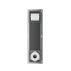 Inbouw toiletrolhouder-reserverolhouder gun metal zonder, Verzenden, Nieuw
