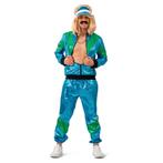 Fout Trainingspak Dylano Blauw Pailletten Heren, Kleding | Heren, Carnavalskleding en Feestkleding, Ophalen of Verzenden, Nieuw