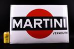 Martini - Emaille bord - XL Martini Vermout; emaille bord;, Antiek en Kunst, Antiek | Wandborden en Tegels