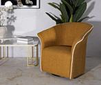 SENAPE SIENA DRAAIFAUTEUIL CM 83,5x66x80 (ZITHOOGTE: CM 42 ), Huis en Inrichting, Fauteuils, Ophalen of Verzenden, Nieuw