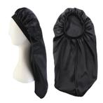 Satijnen Bonnet voor Dreadlocks / Braids / Rasta - Zwarte Dr, Sieraden, Tassen en Uiterlijk, Uiterlijk | Haarverzorging, Ophalen of Verzenden