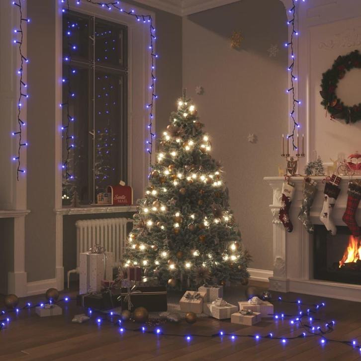 vidaXL Lichtsnoer met 400 LEDs met 8 lichteffecten 40 m, Diversen, Kerst, Nieuw, Verzenden