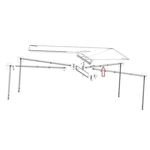Fiamma Compass Dakligger 220, Caravans en Kamperen, Tenten, Nieuw