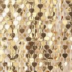 Gouden Hangdecoratie Hartjes 1m, Hobby en Vrije tijd, Feestartikelen, Verzenden, Nieuw