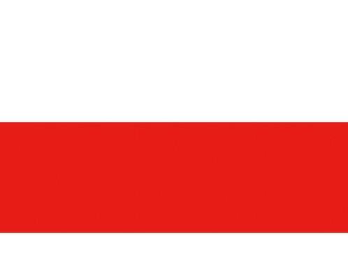 Vlag Polen, Watersport en Boten, Bootonderdelen, Nieuw, Zeilboot of Motorboot, Ophalen of Verzenden