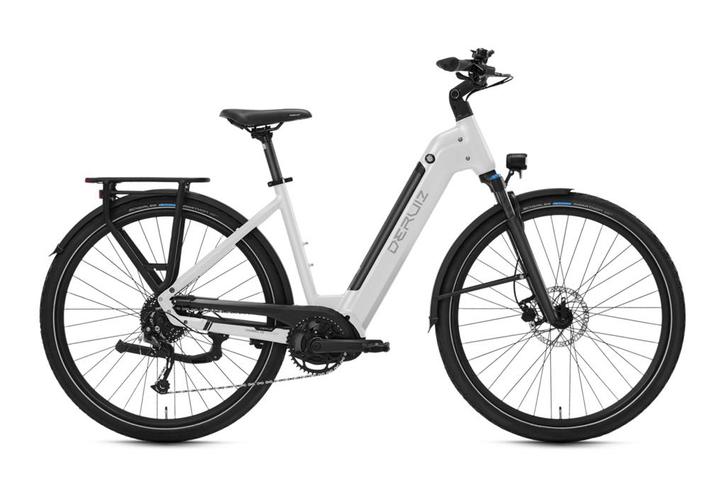 Deruiz Mica G Trekking E-Bike - Einsteiger E-Bike - Weiss, Fietsen en Brommers, Elektrische fietsen, Verzenden