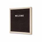Letterbord met Lichtbruine Lijst - 30 x 30 cm, Nieuw in verpakking