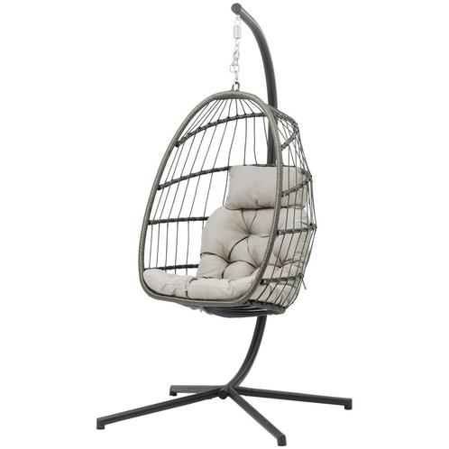 Ipsos hangstoel met standaard, Tuin en Terras, Tuinstoelen, Nieuw, Aluminium, Ophalen of Verzenden