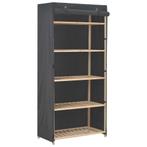 vidaXL Kledingkast 79x40x170 cm stof grijs, Verzenden, Nieuw