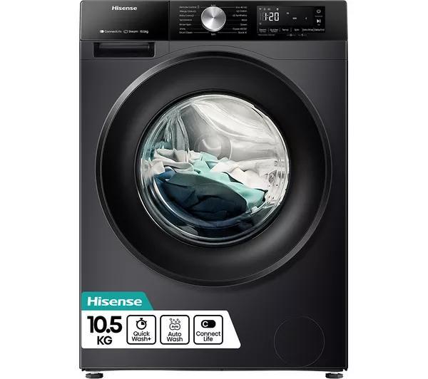 Hisense Wf3s1043bb3 - Wasmachine - 10 kg - 1400 tpm -, Witgoed en Apparatuur, Wasmachines, Nieuw, Voorlader, 85 tot 90 cm, Ophalen of Verzenden