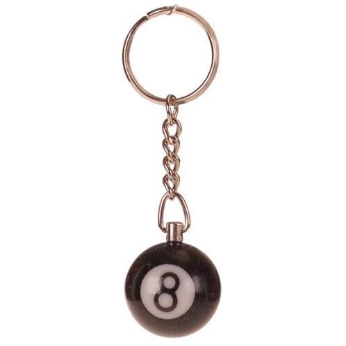 Sleutelhanger - Poolbiljart 8-Ball 3D - Zwart - 2,5cm NIEUW, Verzamelen, Sleutelhangers, Nieuw, Ophalen of Verzenden