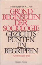 GRONDBEGINSELEN DER SOCIOLOGIE 9789020712254 JAGER, Verzenden, Gelezen, JAGER