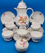 Meissen – Kaffeeservice mit vielfältigen Blumenmalereien –