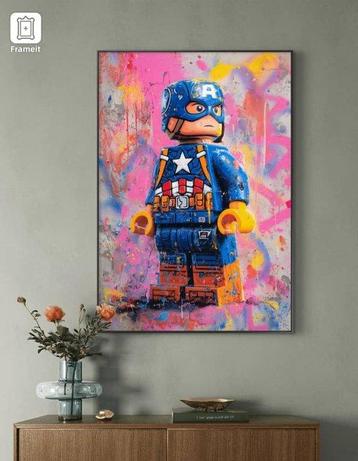Canvas Fit - Alberto Ricardo - Capitán Lego: Héroe beschikbaar voor biedingen