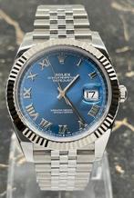 Rolex Datejust 41 - Blue Roman - Jubilee - 126334 - New 2025, Staal, Polshorloge, Nieuw, Rolex