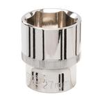 Silverline Zeskantige metrische dop - 27 mm - chroom vana..., Doe-het-zelf en Verbouw, Gereedschap | Handgereedschap, Ophalen of Verzenden