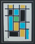 Siep Van Den Berg (1913-1998) - Geometrische compositie, Antiek en Kunst, Kunst | Schilderijen | Modern