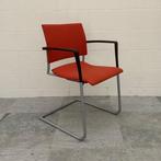 Tweedehands complete set 4x Vergaderstoelen Casala rode, Huis en Inrichting, Stoelen, Ophalen of Verzenden, Gebruikt, Stof