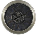 Klok Maddox Messing 80 cm, Huis en Inrichting, Ophalen of Verzenden, Nieuw