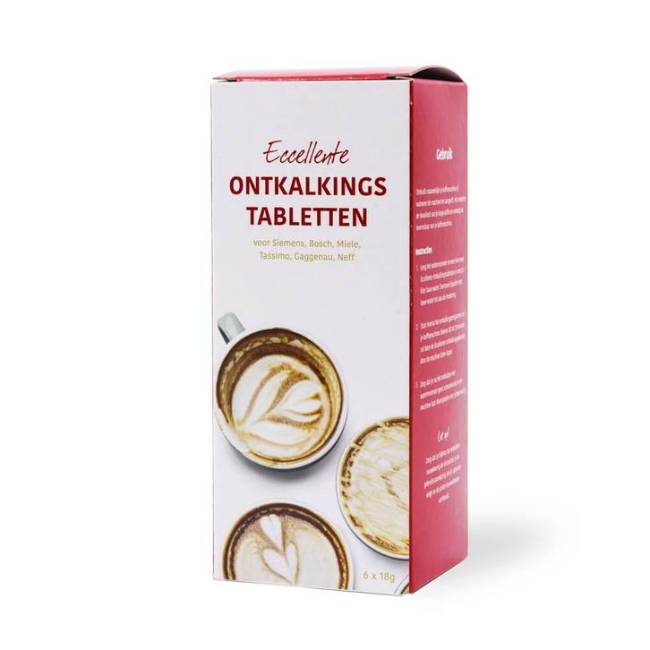 ECCELLENTE Ontkalkingstabletten voor Tassimo - 6 stuks, Witgoed en Apparatuur, Koffiemachine-accessoires, Nieuw, Ophalen of Verzenden