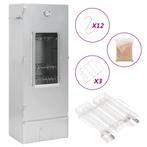 vidaXL BBQ-rookoven met koude rookgenerator gegalvaniseerd, Tuin en Terras, Verzenden, Nieuw