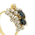 Statement ring - 18 karaat Geel goud, Witgoud Diamant