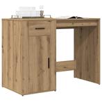 vidaXL Bureau 100x49x75 cm bewerkt hout artisanaal, Verzenden, Nieuw