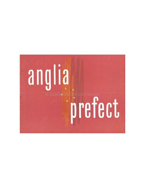 1954 FORD PREFECT & ANGLIA BROCHURE NEDERLANDS, Boeken, Auto's | Folders en Tijdschriften, Ford