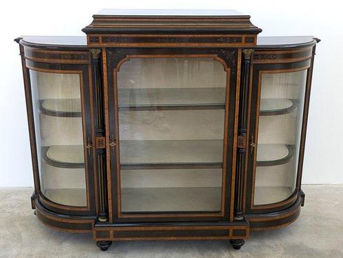 Meuble dappui - Geblackeerd hout, burr walnoot - Napoleon, Antiek en Kunst, Antiek | Meubels | Stoelen en Banken