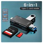 OTG- Sd Tf Card Reader - 480Mbps - High-Speed Transmissie..., Computers en Software, USB Sticks, Nieuw, Verzenden