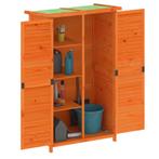 Tuinschuur 83x57x140 cm massief grenenhout bruin, Verzenden, Nieuw